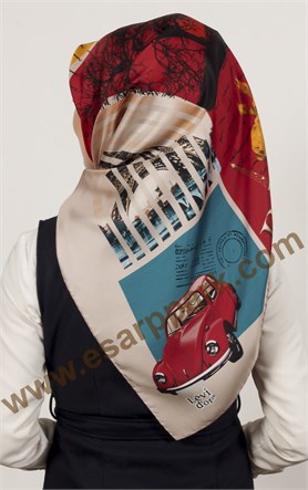 Levidor İndirimli İpek Eşarp 12533-12