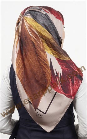 Levidor İpek Eşarp 12541-1