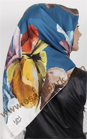 Levidor İpek Eşarp 12543-1