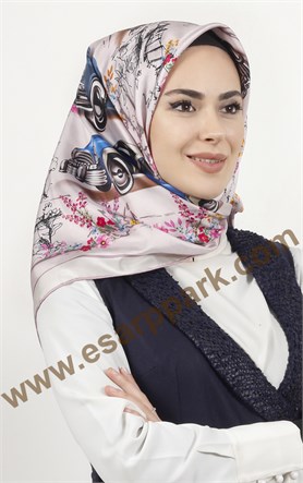 Levidor İpek Eşarp 12544-1