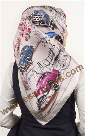 Levidor İpek Eşarp 12544-1