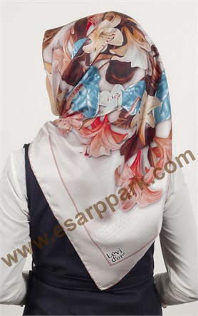 Levidor İpek Eşarp 12545-1