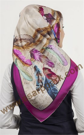 Levidor İpek Eşarp 12546-1