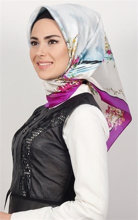 Levidor İpek Eşarp 12546-7