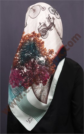 Levidor İpek Eşarp 12547-1