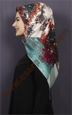 Levidor İpek Eşarp 12547-1