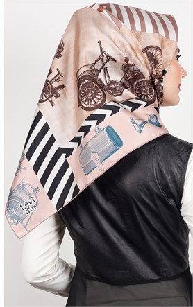 Levidor İpek Eşarp 12547-3