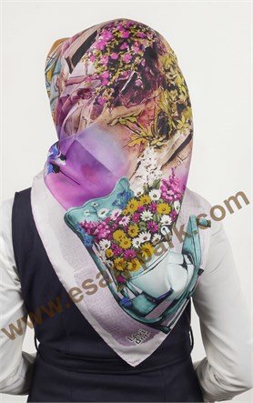 Levidor İpek Eşarp 12548-6