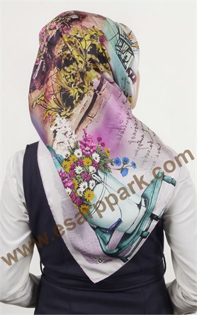 Levidor İpek Eşarp 12548-6