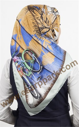 Levidor İpek Eşarp 12640-2