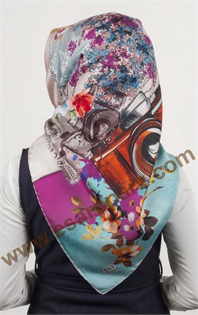 Levidor İpek Eşarp 12645-1