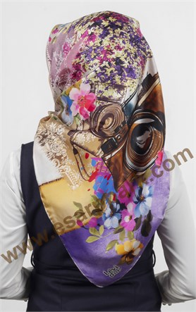 Levidor İpek Eşarp 12645-3