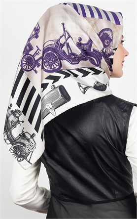 Levidor İpek Eşarp 12647-2