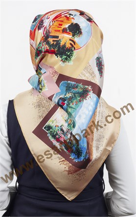 Levidor İpek Eşarp 12649-1