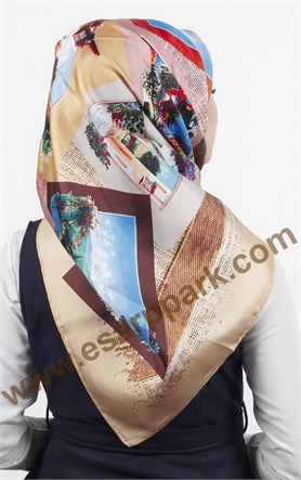 Levidor İpek Eşarp 12649-1