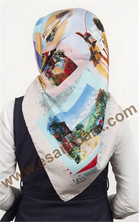 Levidor İpek Eşarp 12649-2