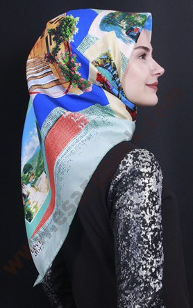 Levidor İpek Eşarp 12649-4