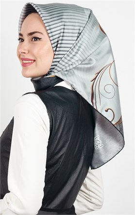 Levidor İpek Eşarp 12653-1