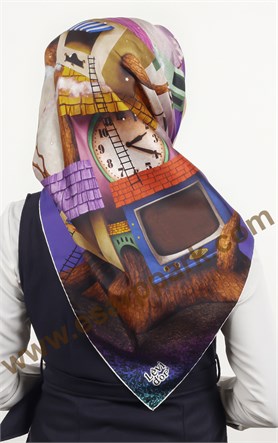 Levidor İpek Eşarp 12654-3