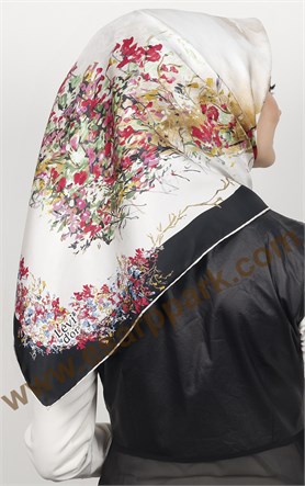 Levidor İpek Eşarp 12657-1