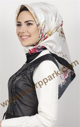 Levidor İpek Eşarp 12657-1