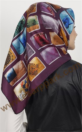 Levidor İpek Eşarp 12661-1