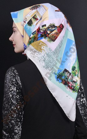 Levidor İpek Eşarp 12662-3