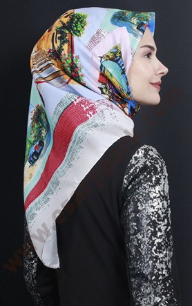 Levidor İpek Eşarp 12662-3