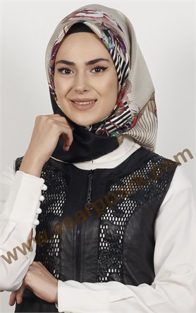 Levidor İpek Eşarp 12663-1