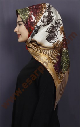 Levidor İpek Eşarp 12663-3