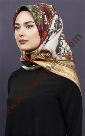 Levidor İpek Eşarp 12663-3