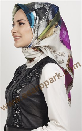 Levidor İpek Eşarp 12665-11