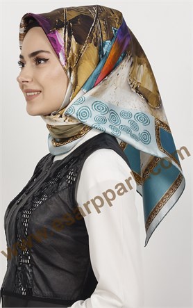Levidor İpek Eşarp 12665-2