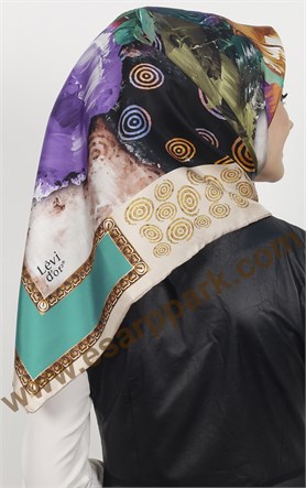 Levidor İpek Eşarp 12665-4