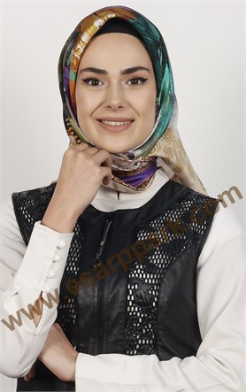 Levidor İpek Eşarp 12665-4