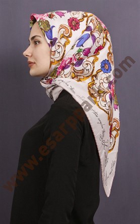 Levidor İpek Eşarp 12667-1