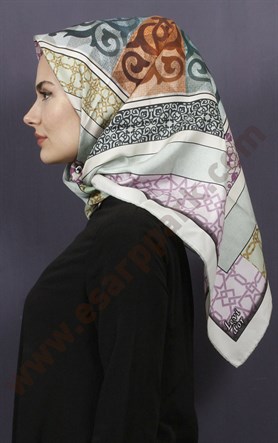 Levidor İpek Eşarp 12673-2