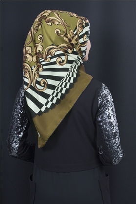 Levidor Twill İpek Eşarp 12677-8