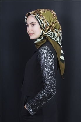 Levidor Twill İpek Eşarp 12677-8