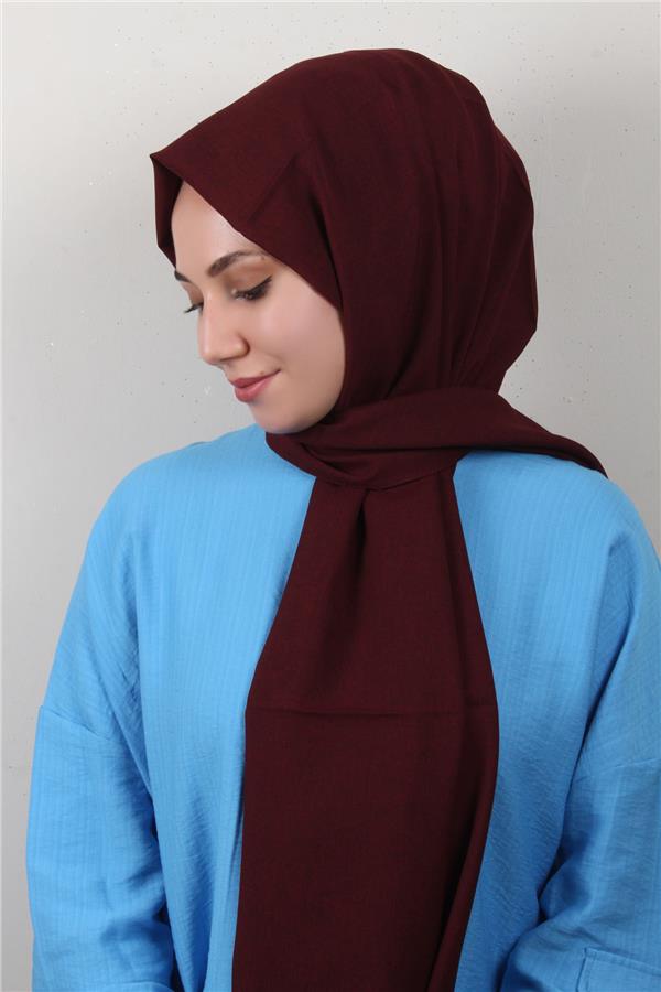 Lidya Şal 2769-20 Bordo