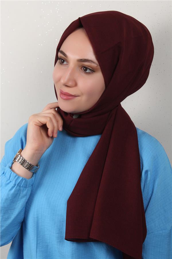 Lidya Şal 2769-20 Bordo