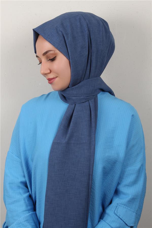 Lidya Şal 2769-26 İndigo