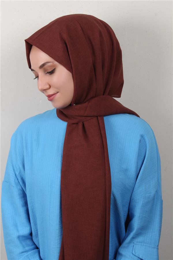 Lidya Şal 2769-30 Koyu Taba