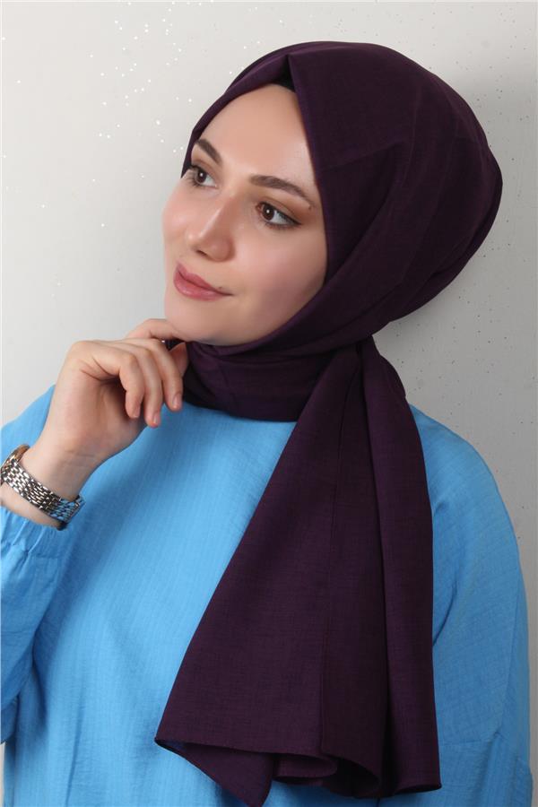 Lidya Şal 2769-5 Mor