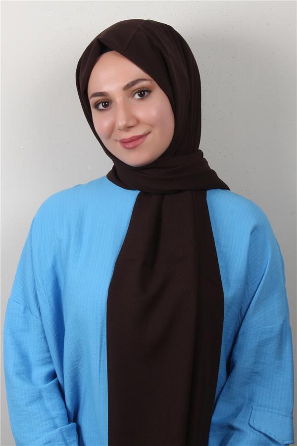 Lidya Şal 2769-6 Kahverengi