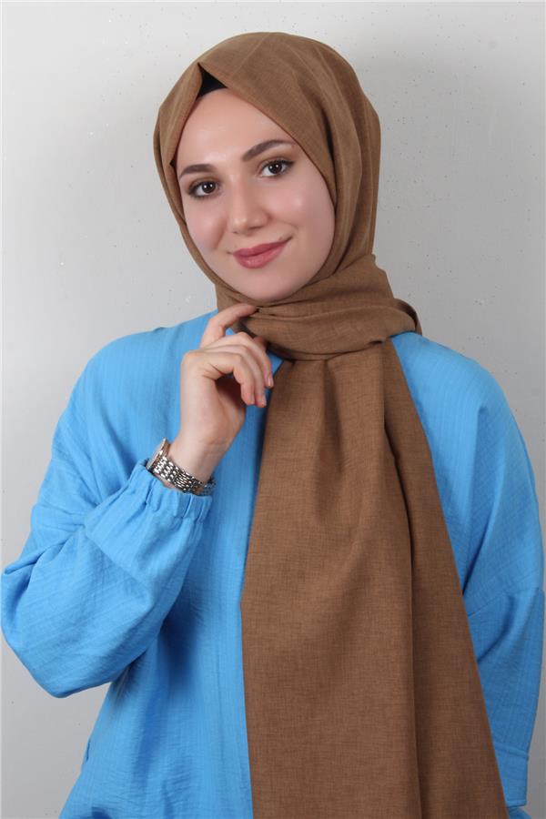 Lidya Şal 2769-8 Karamel