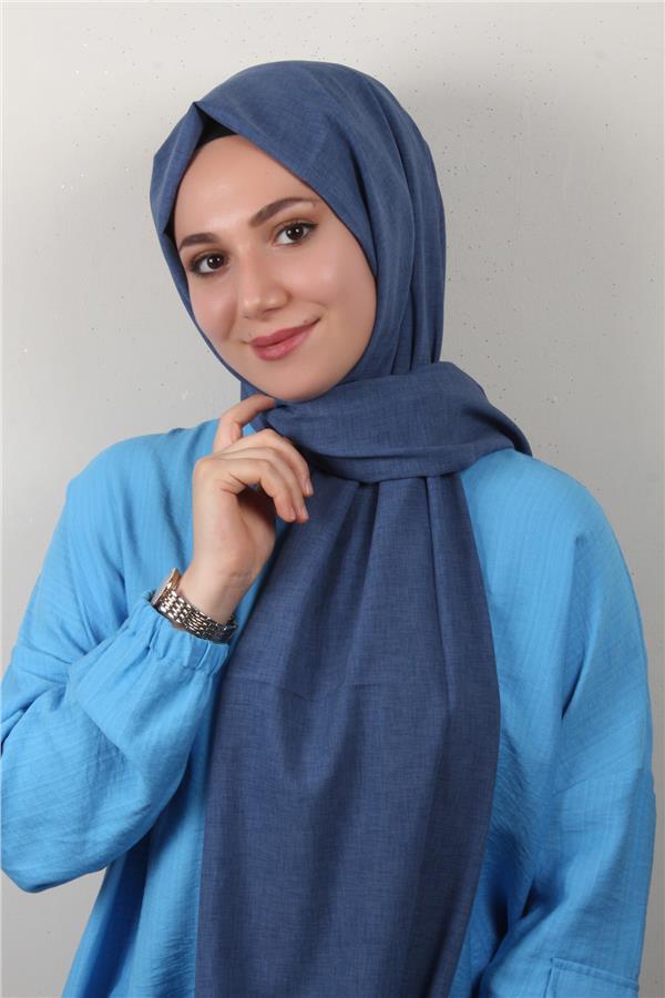 Lidya Şal 2769-9 İndigo