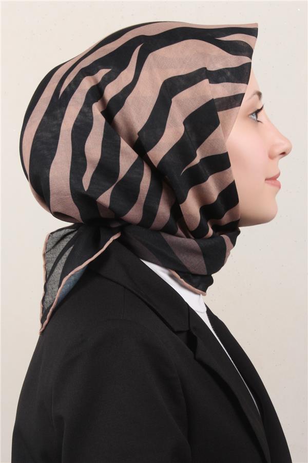 Locella Pamuklu Soft Eşarp 4160-1 Koyu Bej