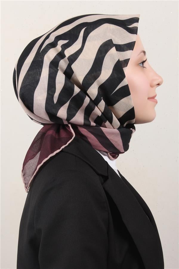 Locella Pamuklu Soft Eşarp 4160-5 Bordo