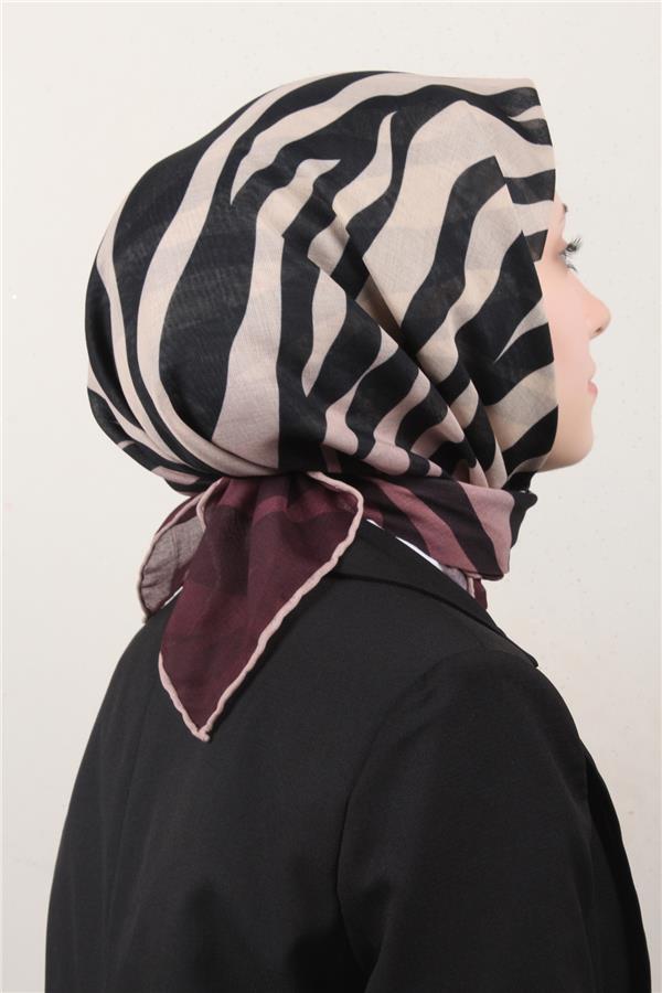 Locella Pamuklu Soft Eşarp 4160-5 Bordo